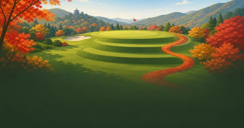 京都で秋の紅葉ゴルフが楽しめるコースおすすめランキング2026!紅葉ベストシーズンの予約術も解説 アイキャッチ