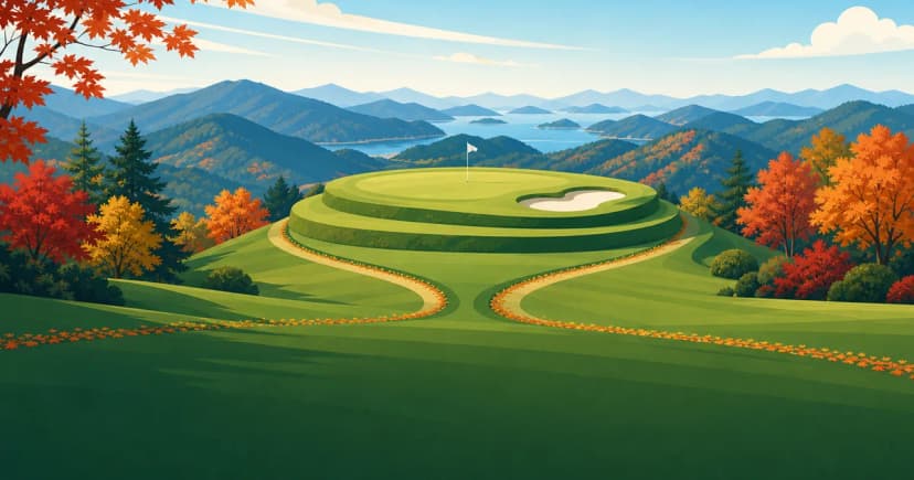 四国の秋ゴルフおすすめランキング2026!紅葉×コスパで選ぶ絶景コース10選(愛媛・香川・徳島・高知) アイキャッチ