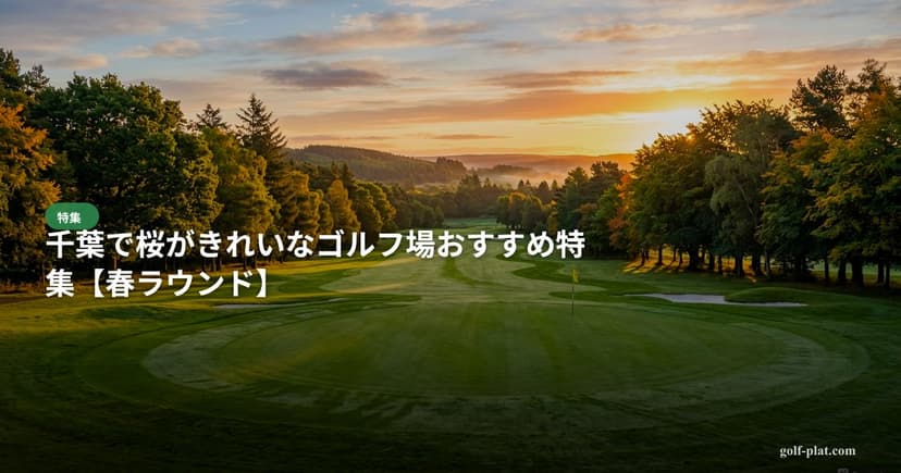 千葉で桜がきれいなゴルフ場おすすめ特集【春ラウンド】 アイキャッチ